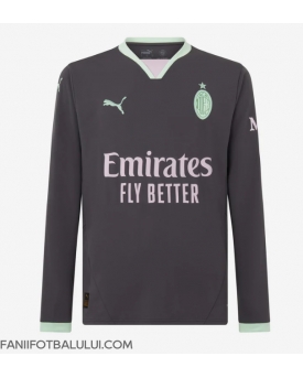 AC Milan Tricou Fotbal Replică 2024-25 Barbati Treilea Mâneci Lungi